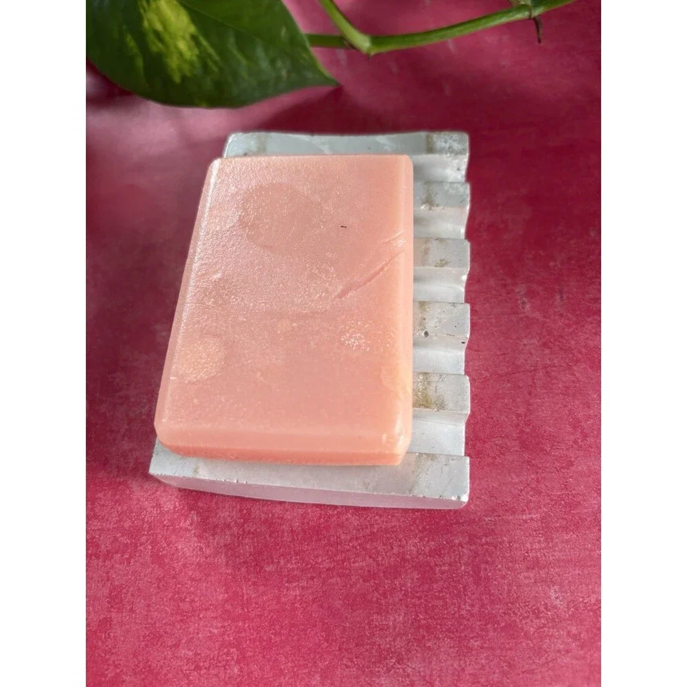 Handmade Soap Dish Cement Soap Holder Bathroom Kitchen Self Draining